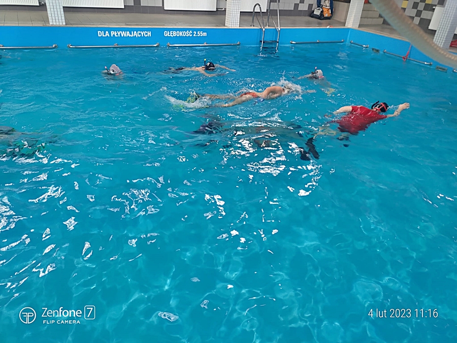 Hokej pod wodą Walenie Siemianowice Śląskie Trening 4 II 2023. Koniec Walenia czyli Amatorska Liga Hokeja Pod Wodą